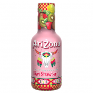 Laget av naturlige ingredienser, stillestående vann, juice og fruktpuré, tilbyr Arizona deg sin Kiwi Strawberry, en ekte fruktcocktail i denne fargerike og smakfulle drinken, som kan nytes under alle omstendigheter.