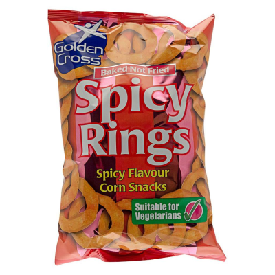 GOLDEN CROSS SPICY RINGS 150g