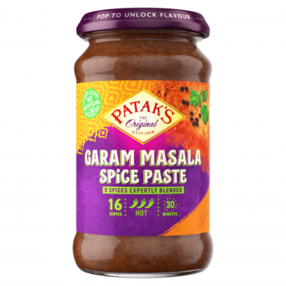 Vår autentiske blanding av aromatiske krydder inkludert koriander, paprika og sort pepper for en smakfull balansert Garam Masala-rett.