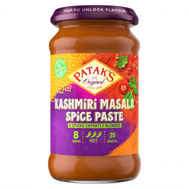 Vår autentiske blanding av aromatiske krydder inkludert paprika, chili og koriander for en smakfull balansert Kashmiri Masala-rett.
