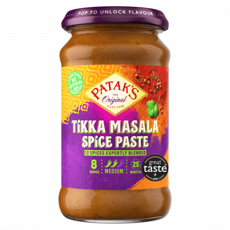 Vår autentiske blanding av aromatiske krydder inkludert paprika, spisskummen og koriander for en vakkert balansert Tikka Masala-rett.