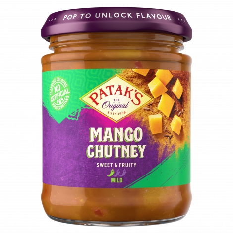 Mild Mango Chutney med en deilig blanding av krydder.