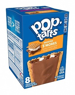 Pop-Tarts, en av Amerikas favorittgodbiter til frokost og mellommåltid, er forhåndsbakte bakverk lastet med smakfulle fyll og vanligvis frostet med en glasur som passer til. De er gode rett ut av esken, men enda bedre ristet til varm og klebrig perfeksjon i en brødrister eller mikrobølgeovn.

Disse pop-tertene består av et sjokolade- og marshmallow-fyll i en sjokoladefrostet graham-cracker-skorpe. Odds er at de er best ristet!