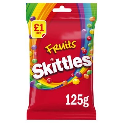 SKITTLES FRUITS 125g