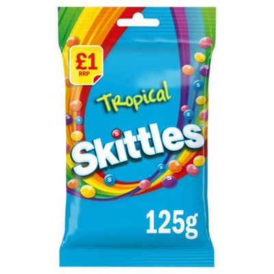 
SKITTLES TROPICAL 125g
