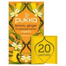 Pukka Organic lemon Ginger & Manuka Honey