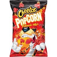 Cheetos flamin hot pop corn bilde