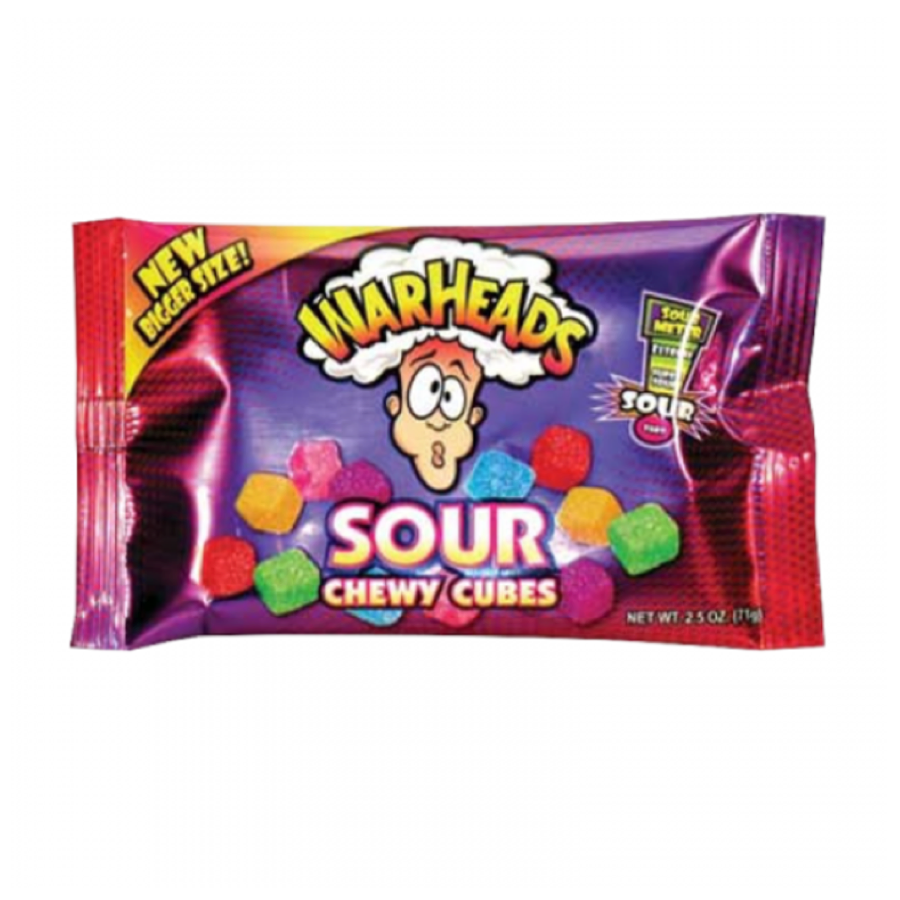 Warheads Sour Chewy Cubes bilde