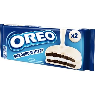 OREO COVERED WITH WHITE MILK CHOCOLATE 41g bilde