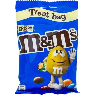 M&M Crispy treat bag bilde