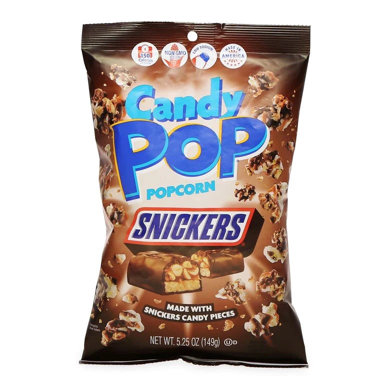 Candy Popcorn Snickers bilde