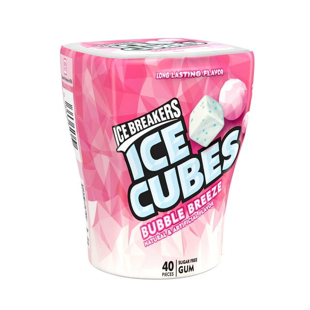 ICE BREAKERS ICE CUBES BUBBLE BREEZE 40 pieces. bilde