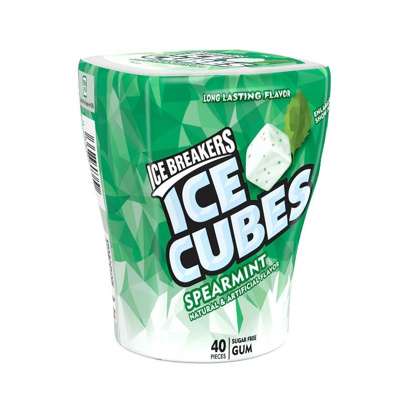 ICE BREAKERS ICE CUBES SPEARMINT 40pieces. BILDE